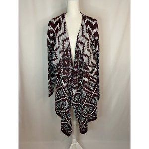 Hanna Southwestern Women's Cardigan Sweater, Size L
